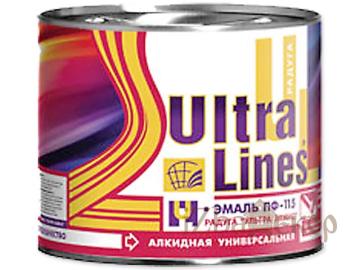 Эмаль д/пола Ultra lines ПФ-266 красно-коричневая. 2,6кг /6
