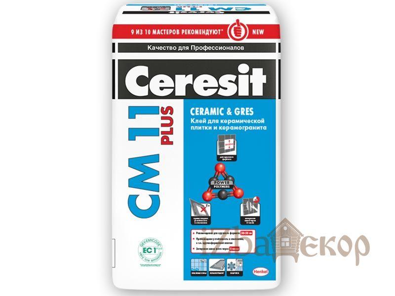 Клей для плитки Ceresit CM11 Plus 25кг